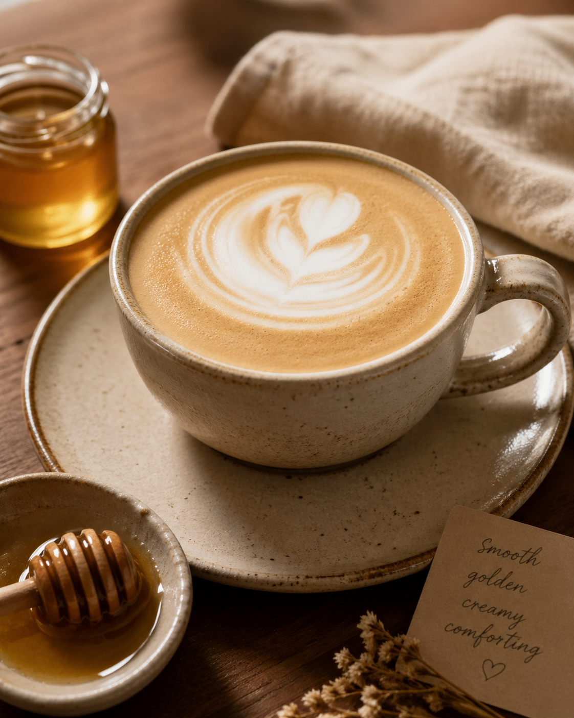 Honey Whisker Flat White